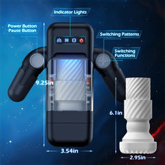 Pureros Game Cup Telescopic Vibrating Heating Masturbator