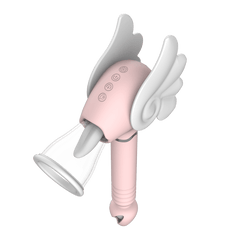 Pureros Magic Wand 4 in 1 Vacuum Suction Thrusting Clitoral G-spot Vibrator