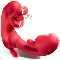 Pureros Rose Muncher Biting Mouth Wearable G Spot Vibrator