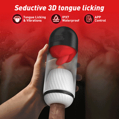 Pureros Blowjob Water-bath Male Masturbator 9-Mode Licking APP Control